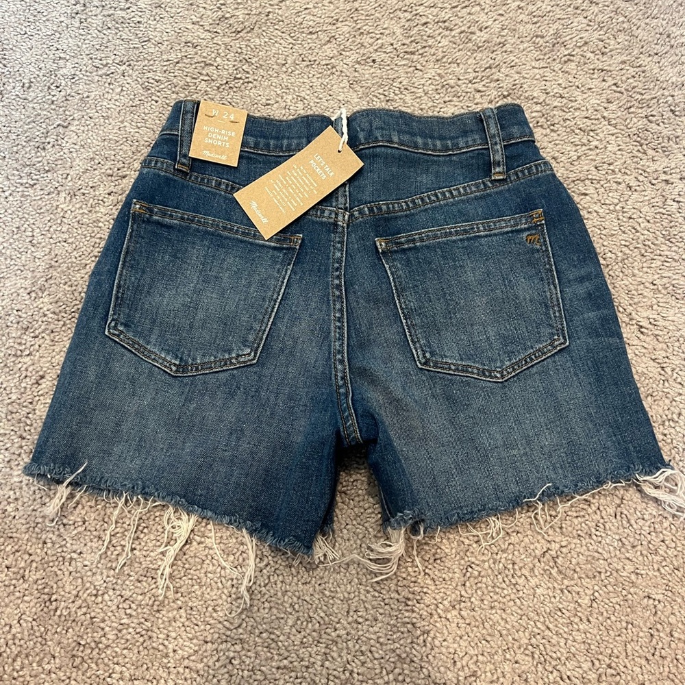 Madewell High Rise Denim Short